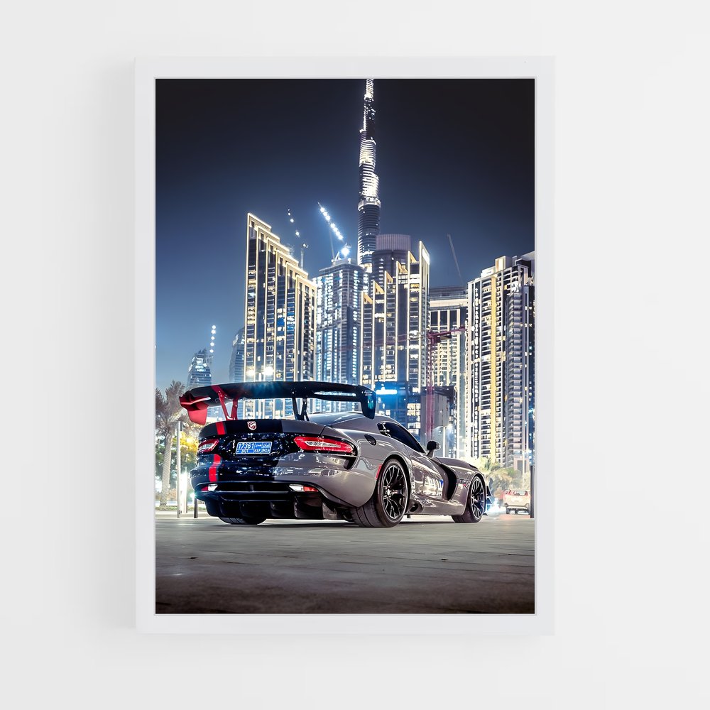 Poster Viper's Night Drive – affiche Dodge (vue 3)